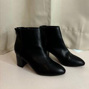 just fab black heels boots